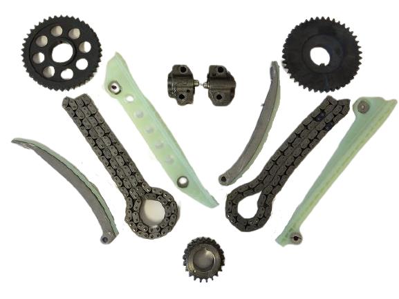 2V 4.6 Mustang GT / Crown Vic / F150 Timing Chains & Guides Kit - Click Image to Close