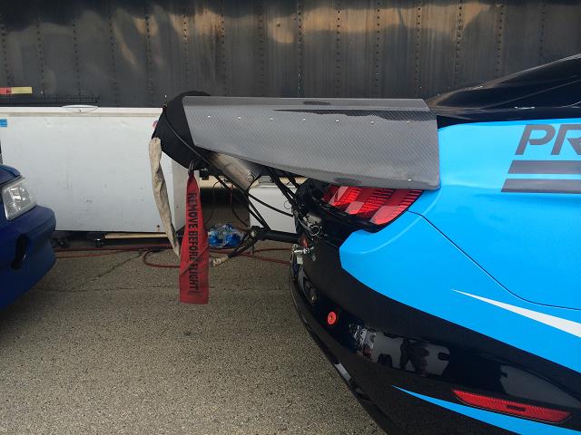 2015-2022 Mustang GT / GT350 / GT500 Carbon Fiber Drag Wing - Click Image to Close