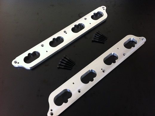 MMR Coyote to 5.4 DOHC Intake Manifold Adapter Plates - Click Image to Close