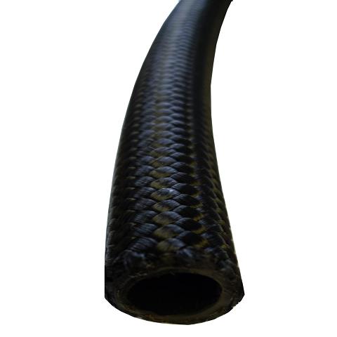 AN Hose Stainless Steel BLACK Braided (ALL AN SIZES ) - Click Image to Close