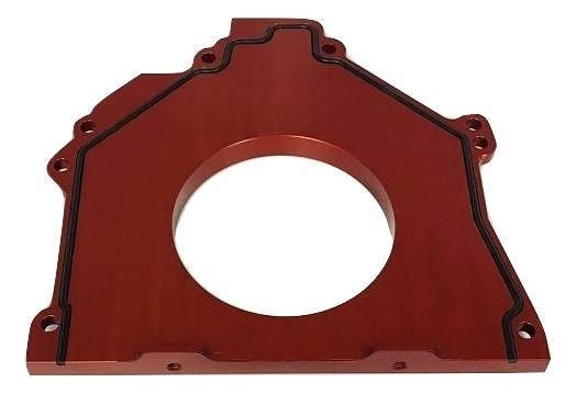 2011-23 COYOTE 5.0 / 5.2 BILLET REAR MAIN SEAL COVER / SUPPORT - Click Image to Close