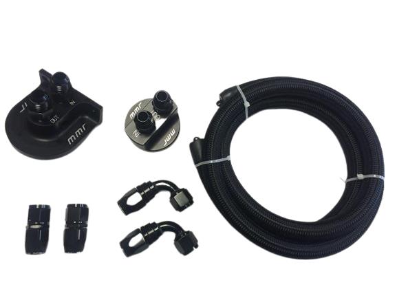 MMR 4.6 / 5.4 FORD OIL FILTER RELOCATION KIT - SPIN ON ADAPTER