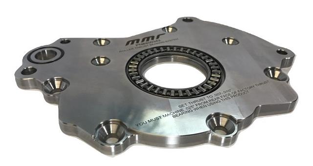 Roller Bearing Thrust System Oil Pump Backing plate 5.0 Coyote - Click Image to Close
