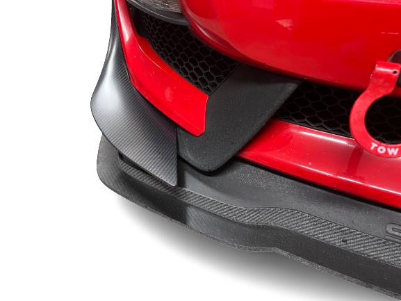 Shelby GT350/R Carbon Fiber Front Dive plane Canards GT4 Style - Click Image to Close