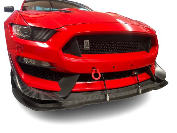 Shelby GT350/R Carbon Fiber Front Dive plane Canards GT4 Style - Click Image to Close