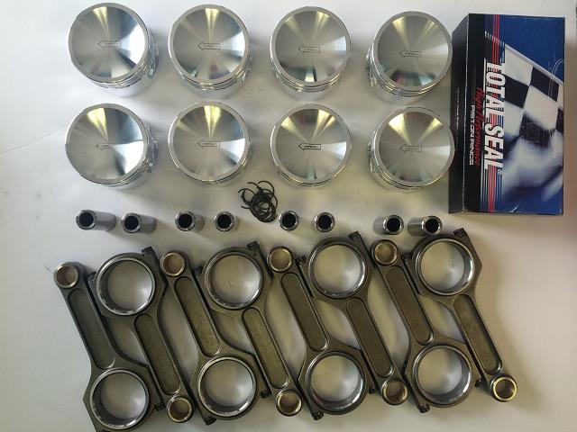 4.6 FORGED Pistons, Rings & Rod Kit Combo -18cc ECONO
